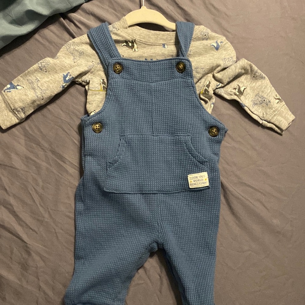 Carter’s Baby Boy Quilted Overall set